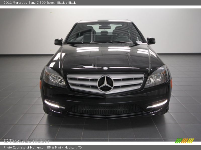 Black / Black 2011 Mercedes-Benz C 300 Sport