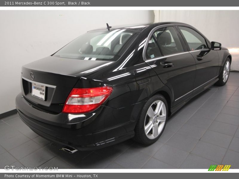 Black / Black 2011 Mercedes-Benz C 300 Sport