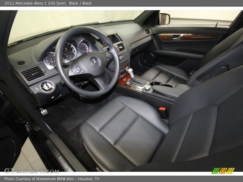 Black / Black 2011 Mercedes-Benz C 300 Sport