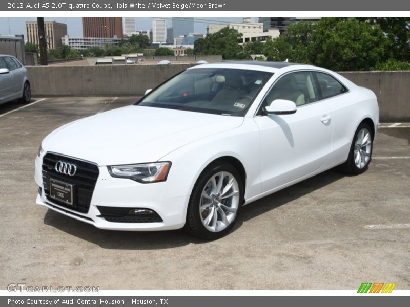 Ibis White / Velvet Beige/Moor Brown 2013 Audi A5 2.0T quattro Coupe