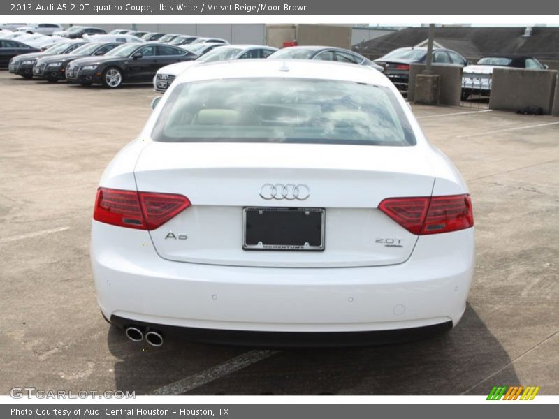 Ibis White / Velvet Beige/Moor Brown 2013 Audi A5 2.0T quattro Coupe