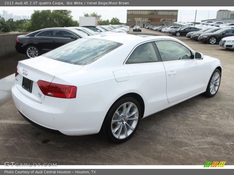 Ibis White / Velvet Beige/Moor Brown 2013 Audi A5 2.0T quattro Coupe