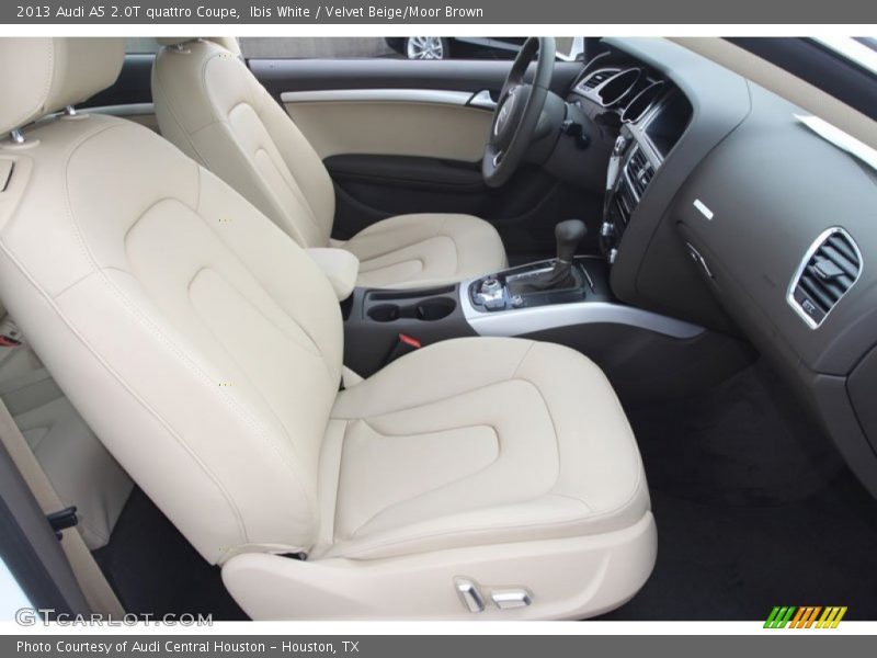 Ibis White / Velvet Beige/Moor Brown 2013 Audi A5 2.0T quattro Coupe