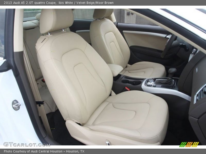Ibis White / Velvet Beige/Moor Brown 2013 Audi A5 2.0T quattro Coupe