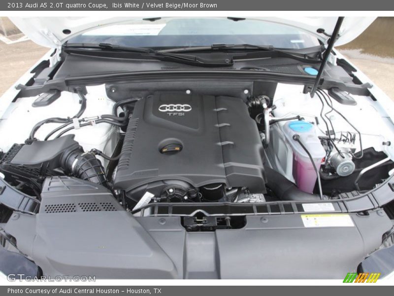 Ibis White / Velvet Beige/Moor Brown 2013 Audi A5 2.0T quattro Coupe