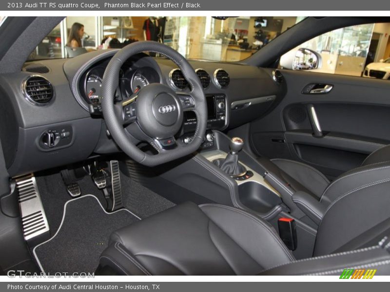 Black Interior - 2013 TT RS quattro Coupe 