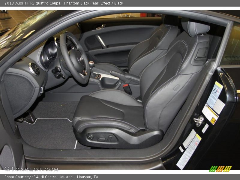 Front Seat of 2013 TT RS quattro Coupe