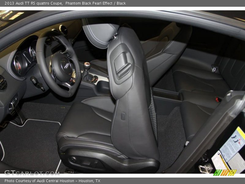  2013 TT RS quattro Coupe Black Interior