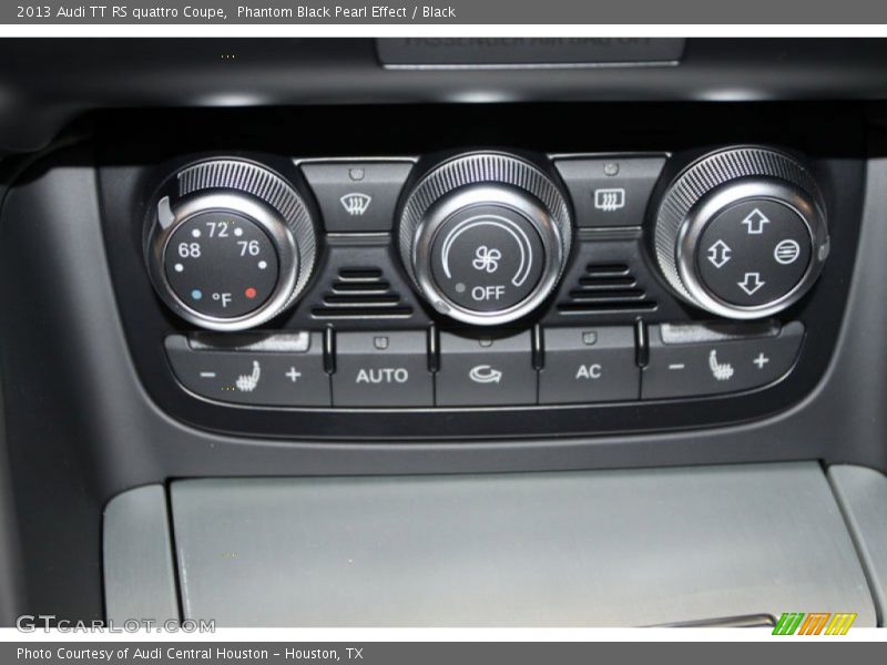 Controls of 2013 TT RS quattro Coupe