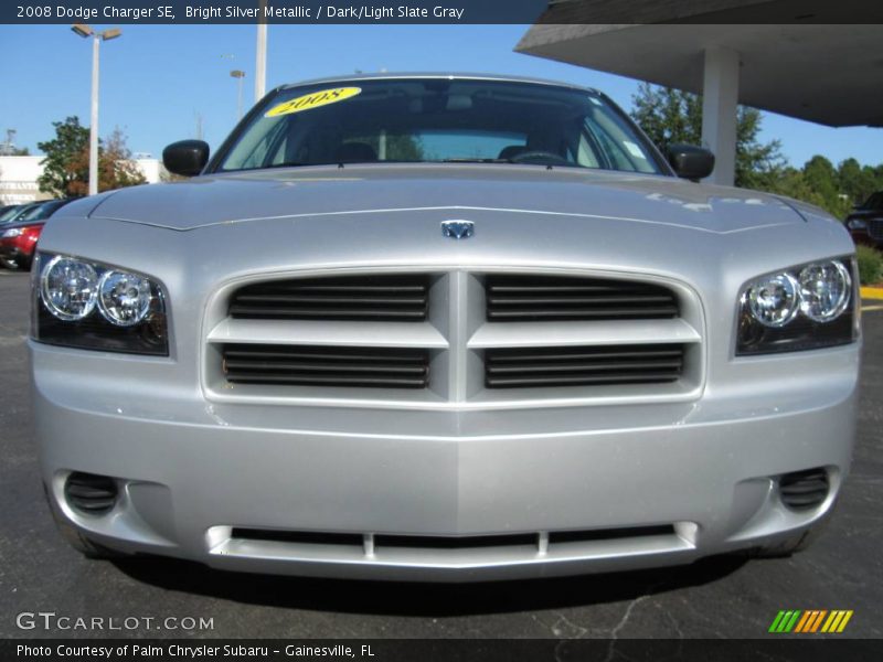 Bright Silver Metallic / Dark/Light Slate Gray 2008 Dodge Charger SE