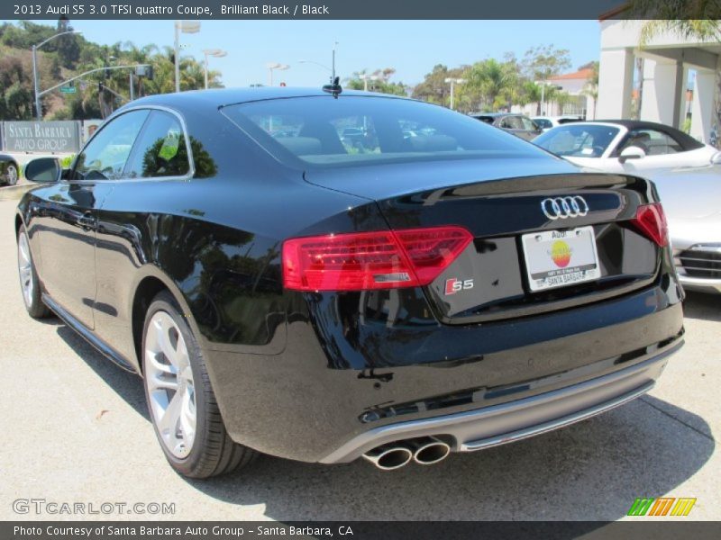 Brilliant Black / Black 2013 Audi S5 3.0 TFSI quattro Coupe