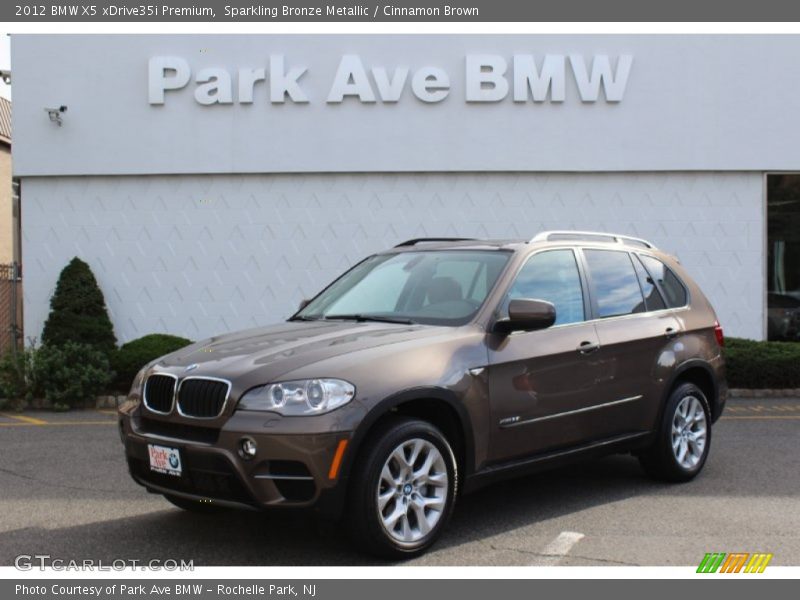Sparkling Bronze Metallic / Cinnamon Brown 2012 BMW X5 xDrive35i Premium