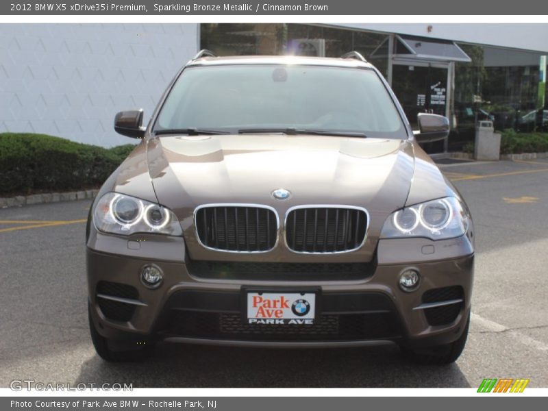 Sparkling Bronze Metallic / Cinnamon Brown 2012 BMW X5 xDrive35i Premium