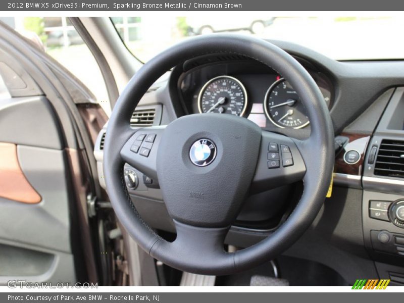 Sparkling Bronze Metallic / Cinnamon Brown 2012 BMW X5 xDrive35i Premium