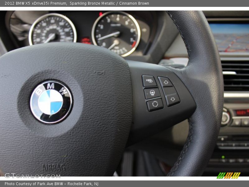 Sparkling Bronze Metallic / Cinnamon Brown 2012 BMW X5 xDrive35i Premium