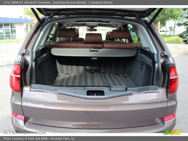 Sparkling Bronze Metallic / Cinnamon Brown 2012 BMW X5 xDrive35i Premium