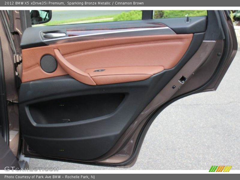 Sparkling Bronze Metallic / Cinnamon Brown 2012 BMW X5 xDrive35i Premium