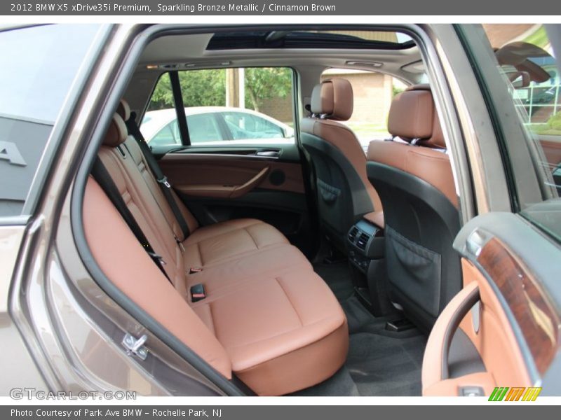 Sparkling Bronze Metallic / Cinnamon Brown 2012 BMW X5 xDrive35i Premium