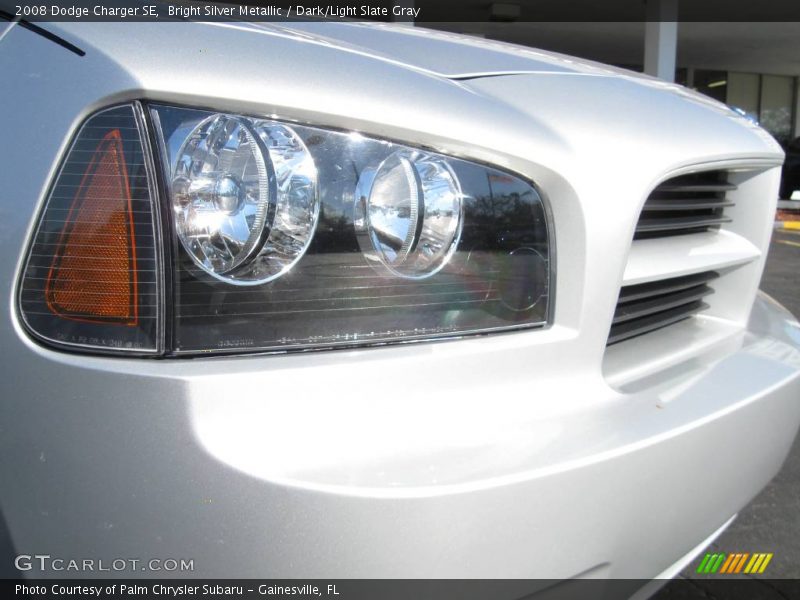 Bright Silver Metallic / Dark/Light Slate Gray 2008 Dodge Charger SE