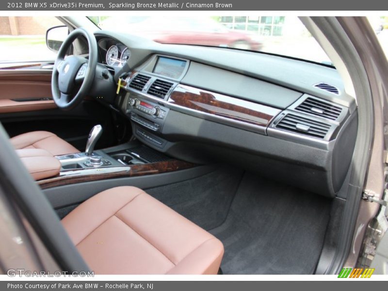 Sparkling Bronze Metallic / Cinnamon Brown 2012 BMW X5 xDrive35i Premium
