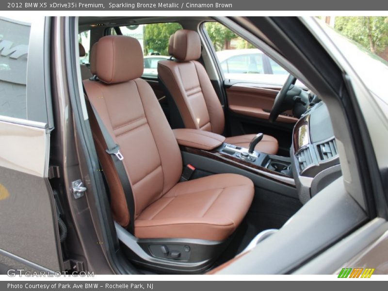 Sparkling Bronze Metallic / Cinnamon Brown 2012 BMW X5 xDrive35i Premium