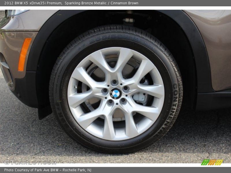 Sparkling Bronze Metallic / Cinnamon Brown 2012 BMW X5 xDrive35i Premium