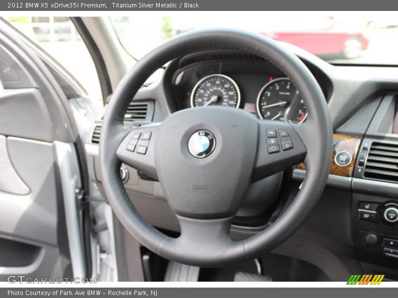 Titanium Silver Metallic / Black 2012 BMW X5 xDrive35i Premium