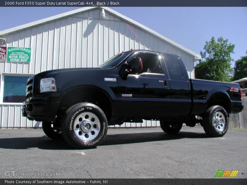 Black / Black 2006 Ford F350 Super Duty Lariat SuperCab 4x4