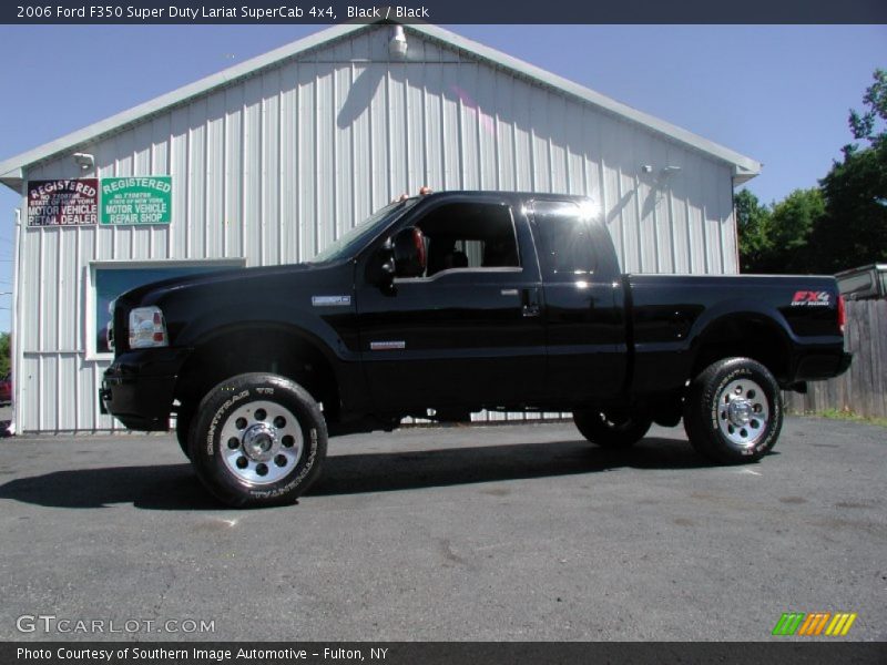 Black / Black 2006 Ford F350 Super Duty Lariat SuperCab 4x4
