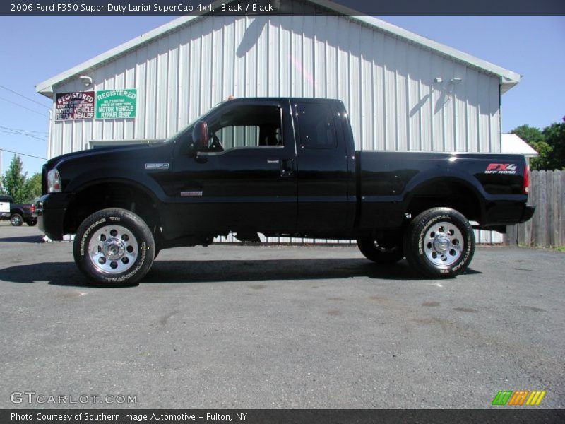 Black / Black 2006 Ford F350 Super Duty Lariat SuperCab 4x4