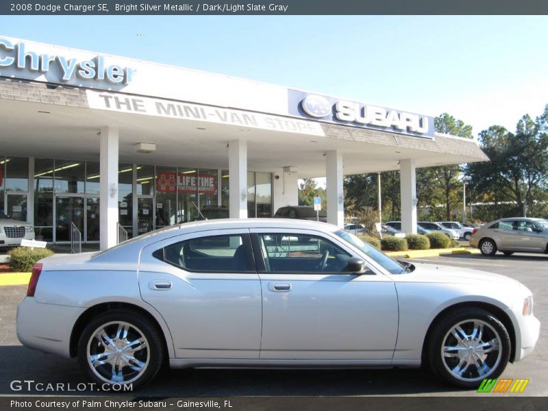 Bright Silver Metallic / Dark/Light Slate Gray 2008 Dodge Charger SE