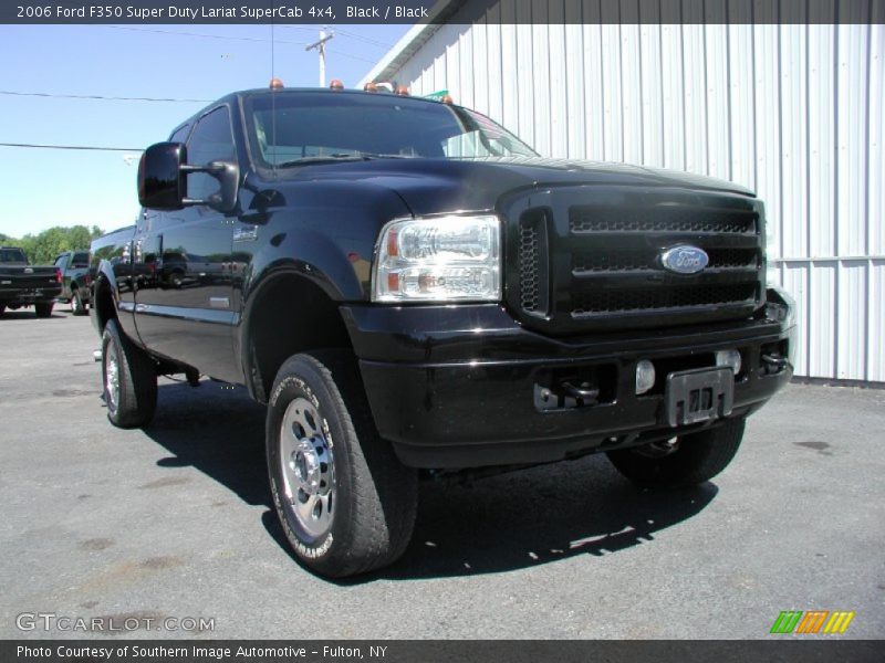 Black / Black 2006 Ford F350 Super Duty Lariat SuperCab 4x4