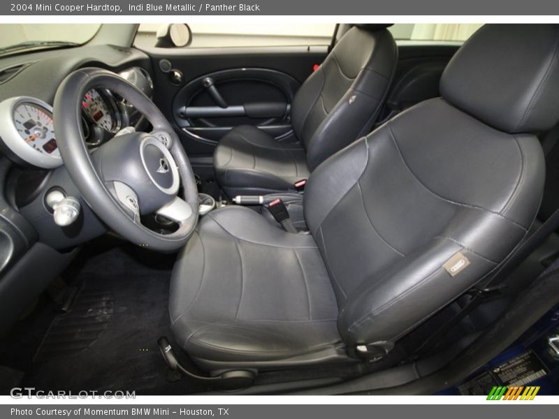 Indi Blue Metallic / Panther Black 2004 Mini Cooper Hardtop