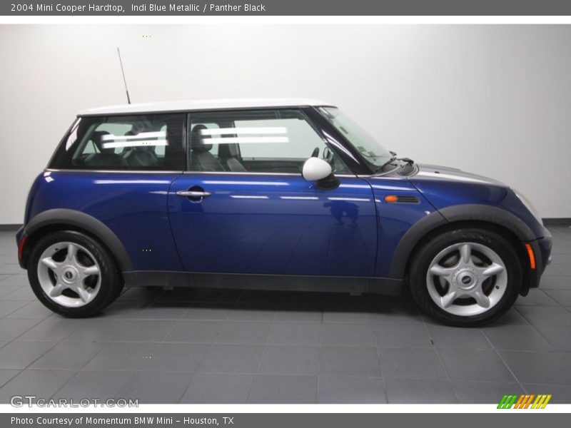 Indi Blue Metallic / Panther Black 2004 Mini Cooper Hardtop