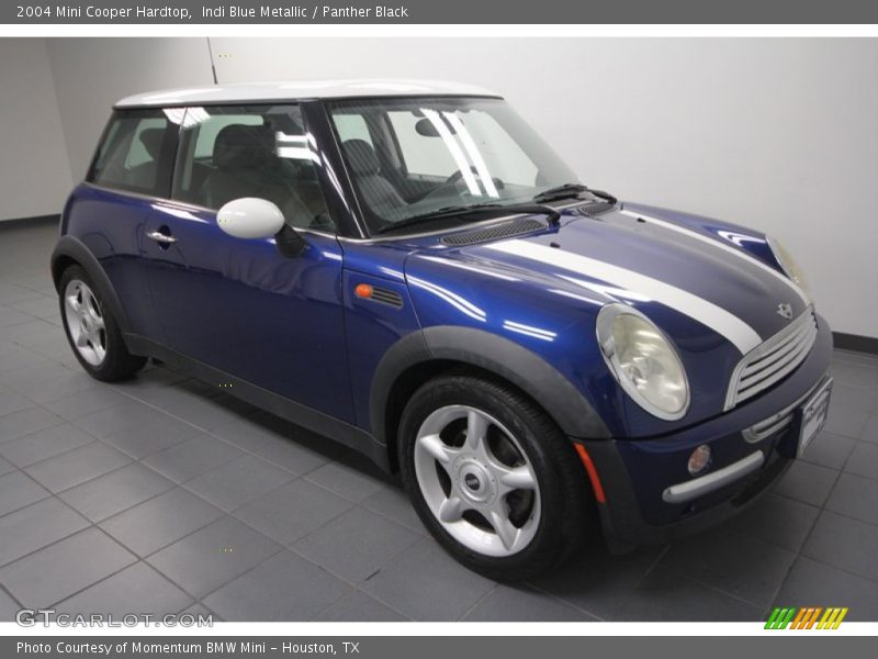 Indi Blue Metallic / Panther Black 2004 Mini Cooper Hardtop