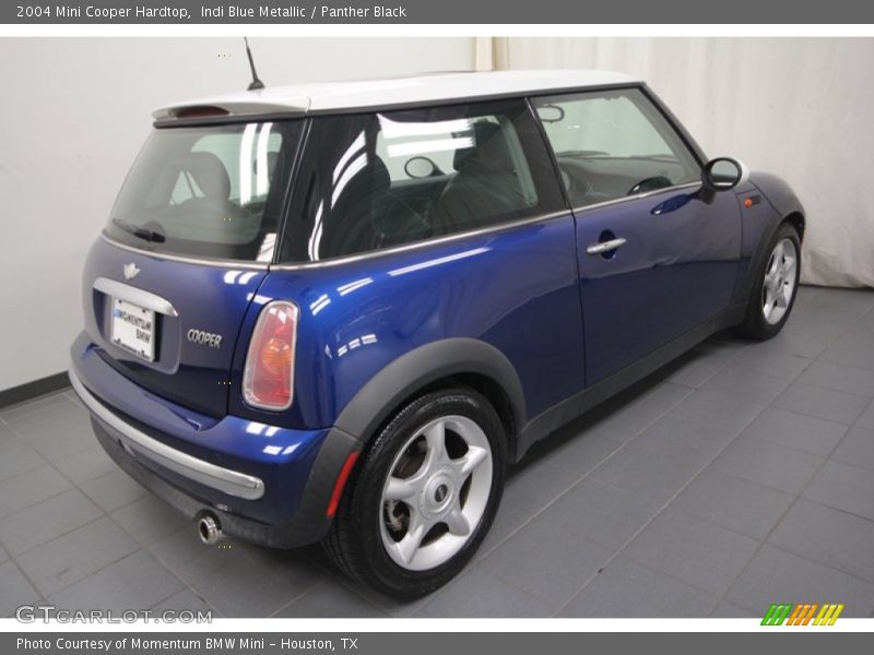 Indi Blue Metallic / Panther Black 2004 Mini Cooper Hardtop