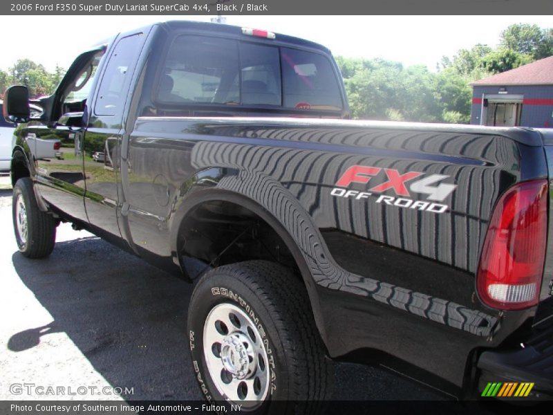 Black / Black 2006 Ford F350 Super Duty Lariat SuperCab 4x4