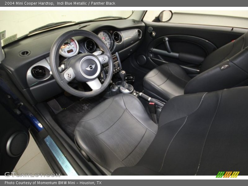 Indi Blue Metallic / Panther Black 2004 Mini Cooper Hardtop