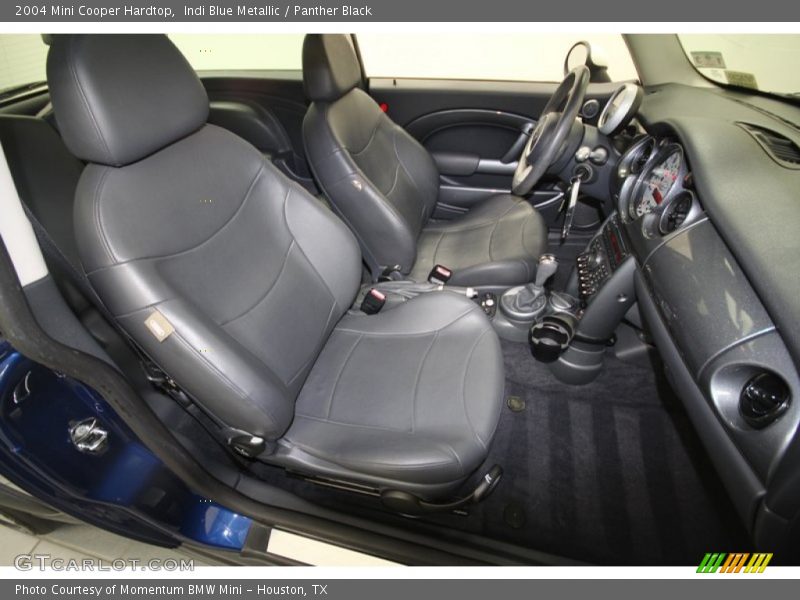 Indi Blue Metallic / Panther Black 2004 Mini Cooper Hardtop
