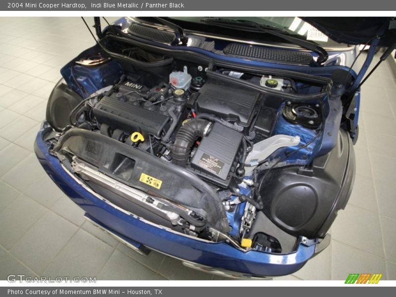 Indi Blue Metallic / Panther Black 2004 Mini Cooper Hardtop