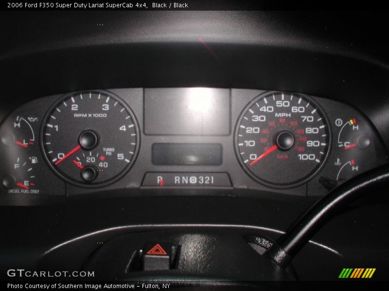 Black / Black 2006 Ford F350 Super Duty Lariat SuperCab 4x4