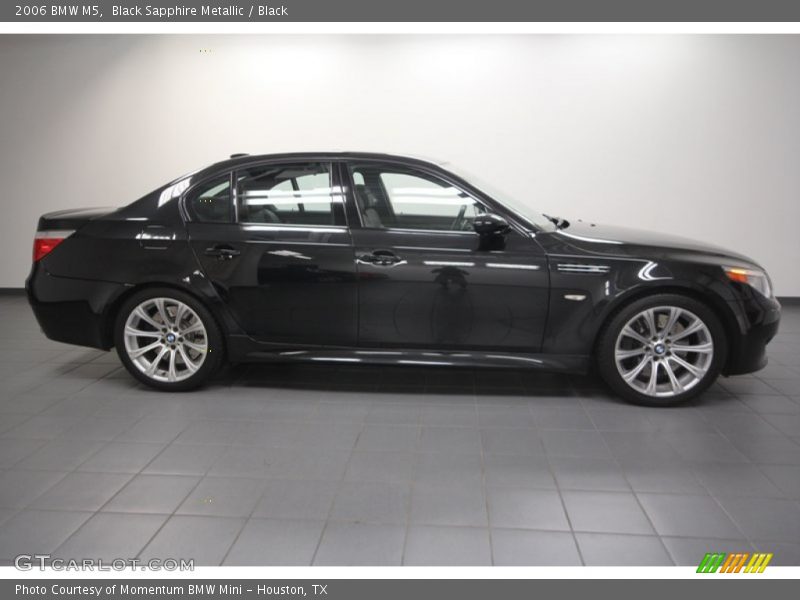 Black Sapphire Metallic / Black 2006 BMW M5