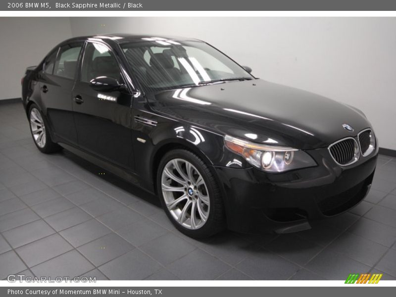 Black Sapphire Metallic / Black 2006 BMW M5