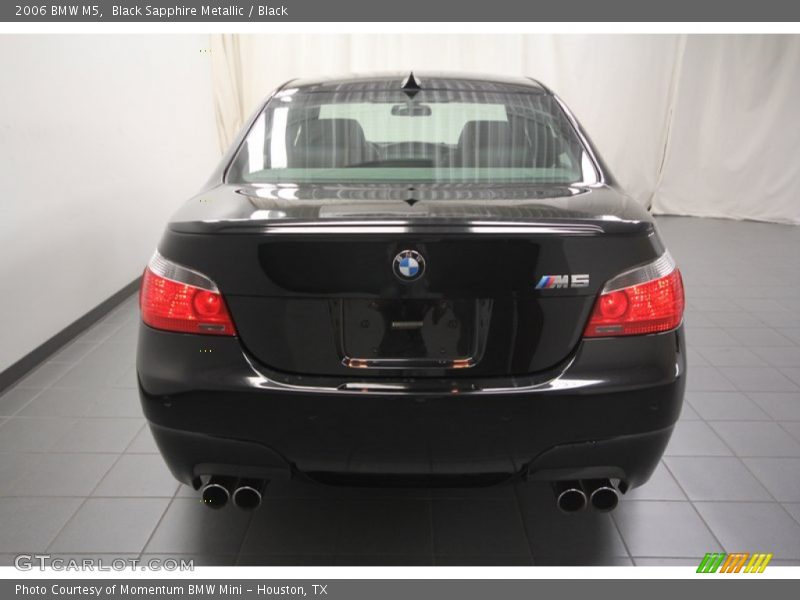 Black Sapphire Metallic / Black 2006 BMW M5