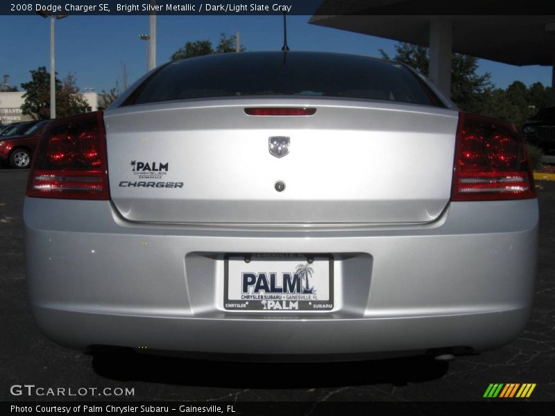 Bright Silver Metallic / Dark/Light Slate Gray 2008 Dodge Charger SE