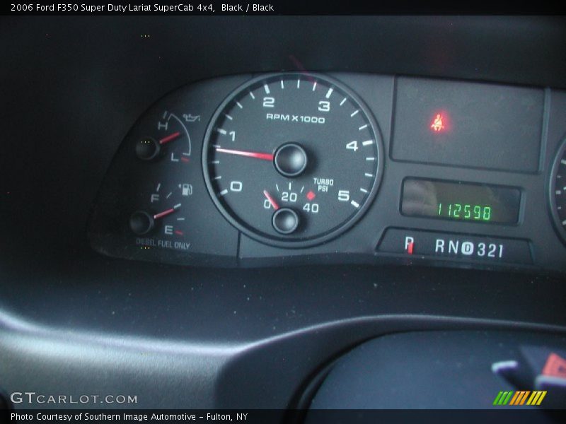 Black / Black 2006 Ford F350 Super Duty Lariat SuperCab 4x4