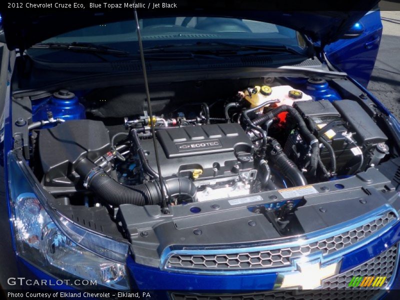 Blue Topaz Metallic / Jet Black 2012 Chevrolet Cruze Eco