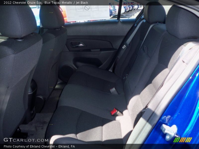 Blue Topaz Metallic / Jet Black 2012 Chevrolet Cruze Eco