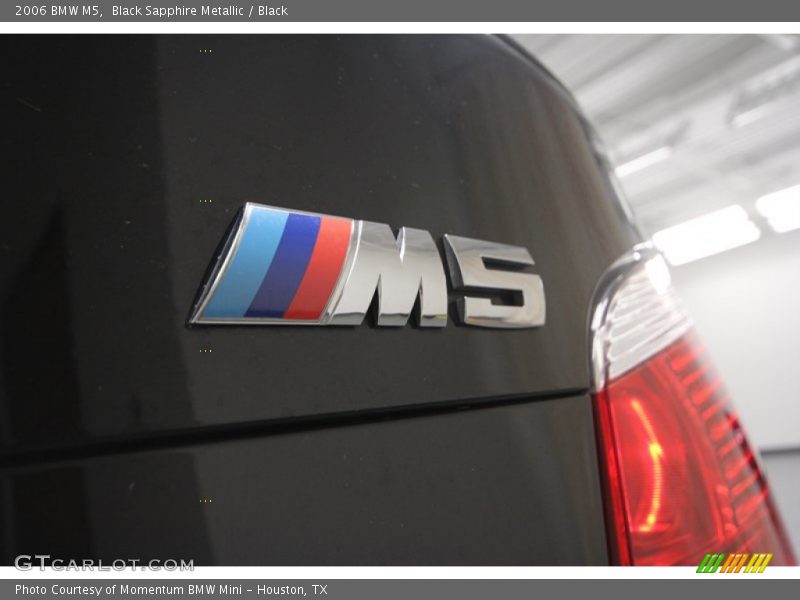 Black Sapphire Metallic / Black 2006 BMW M5