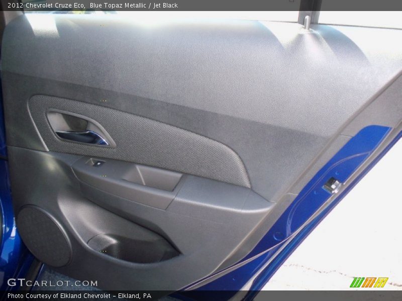 Blue Topaz Metallic / Jet Black 2012 Chevrolet Cruze Eco